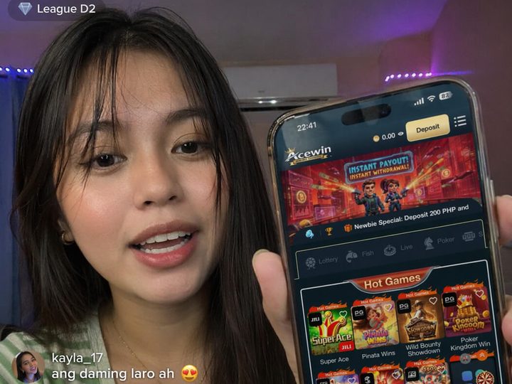 itscassy_09 showing Acewin 999 on TikTok LIVE — Philippines online casino
