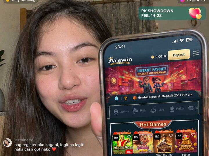 itsme_rhianne showing Acewin 999 on TikTok LIVE — Philippines online casino